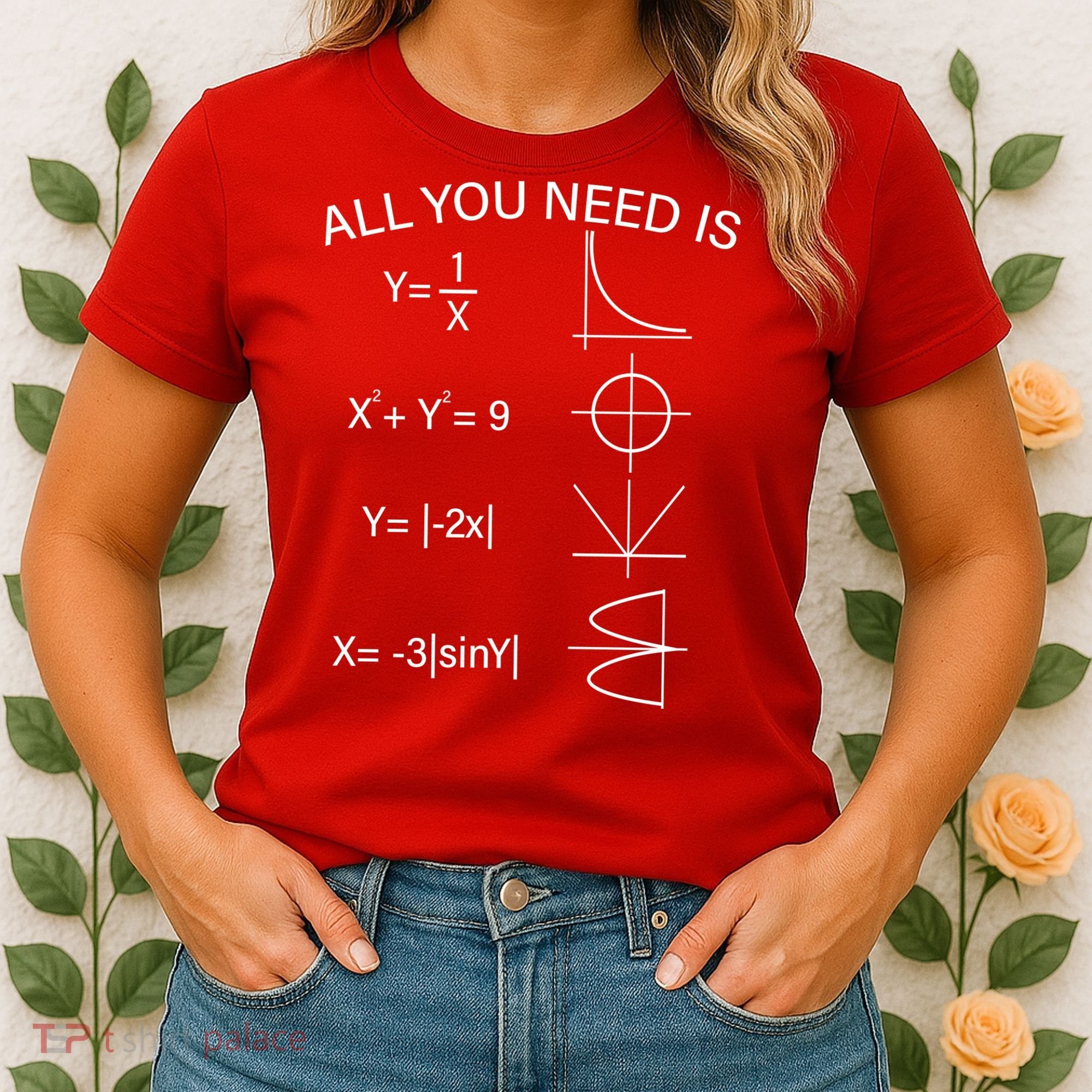 All You Need Is Love Math Equation Women's T-Shirt