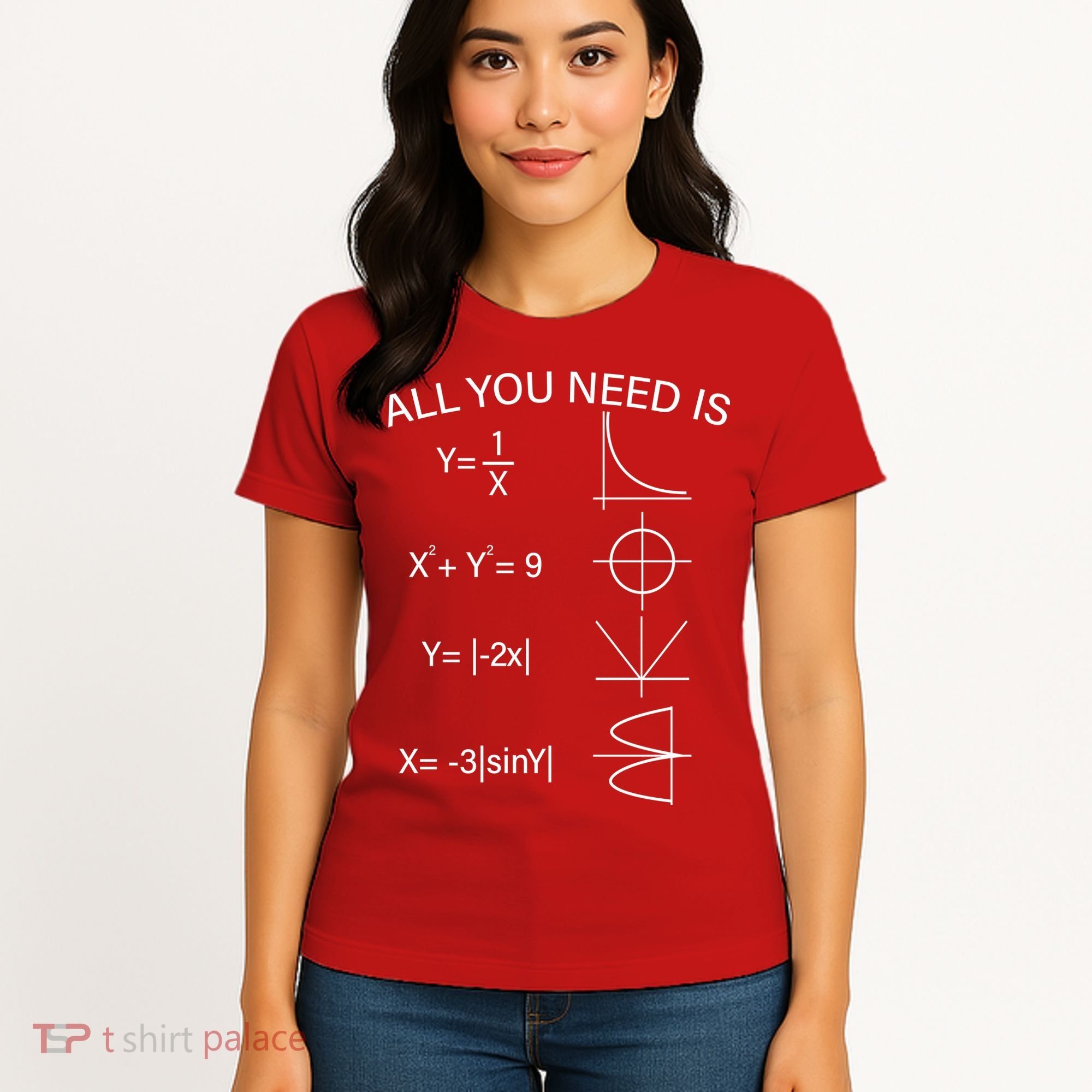 All You Need Is Love Math Equation Women's T-Shirt