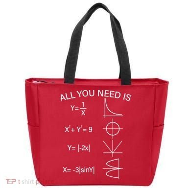 All You Need Is Love Math Equation Tote Bag