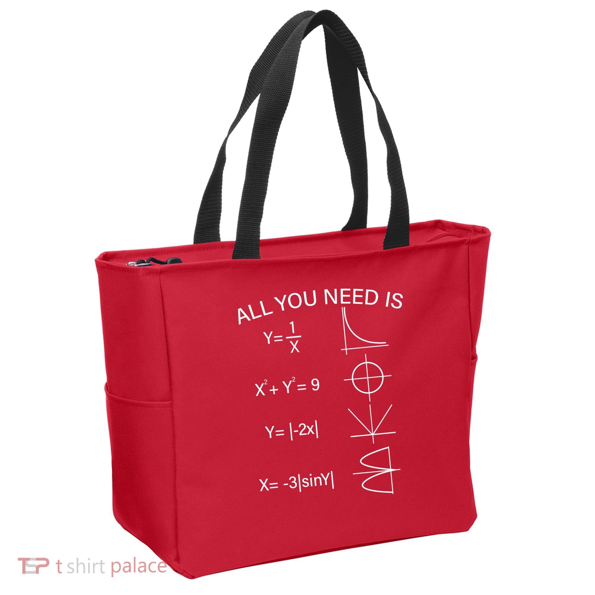 All You Need Is Love Math Equation Tote Bag