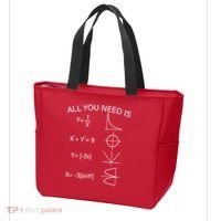 All You Need Is Love Math Equation Tote Bag thumb 3