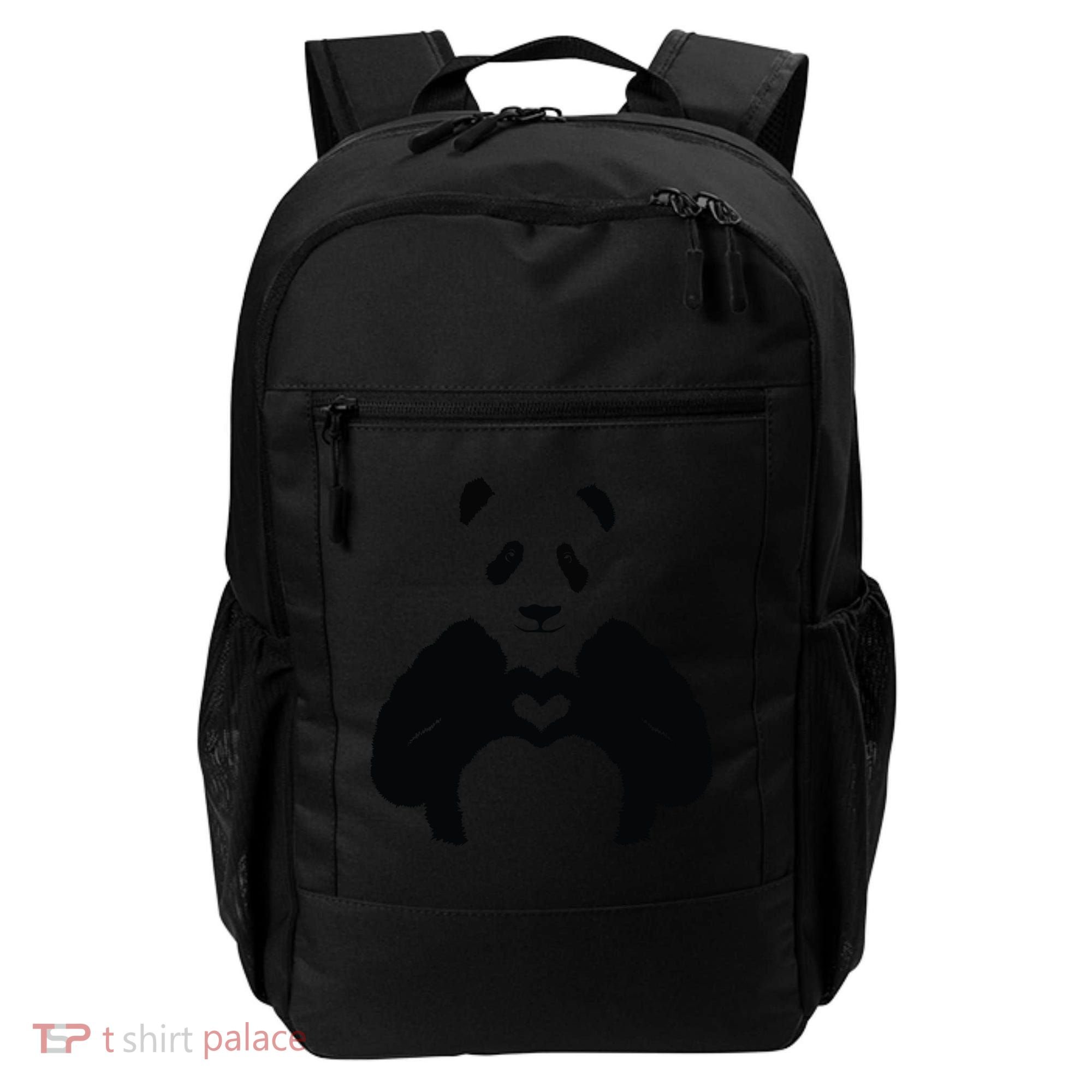 All You Need Is Love Panda Backpack