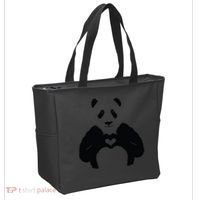 All You Need Is Love Panda Tote Bag thumb 2