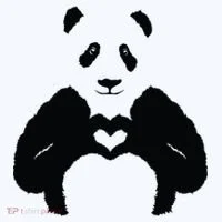 All You Need Is Love Panda Doggie Tank thumb 4