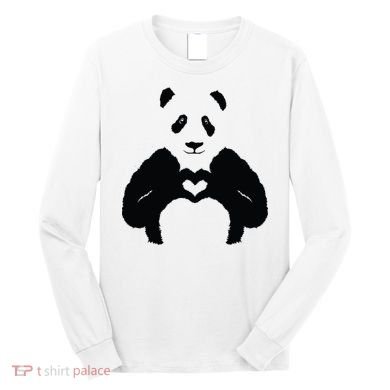 All You Need Is Love Panda Long Sleeve Shirt