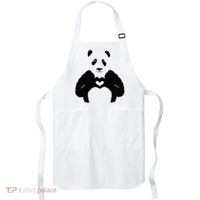 All You Need Is Love Panda Apron