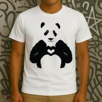 All You Need Is Love Panda T-Shirt thumb 3