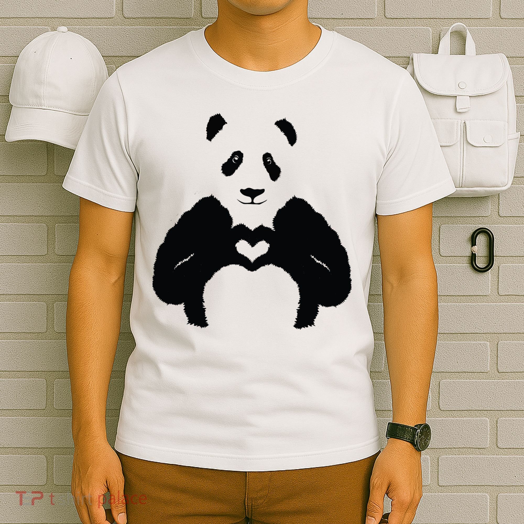 All You Need Is Love Panda T-Shirt