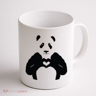 All You Need Is Love Panda Coffee Mug back