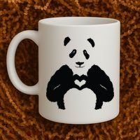 All You Need Is Love Panda Coffee Mug thumb 2