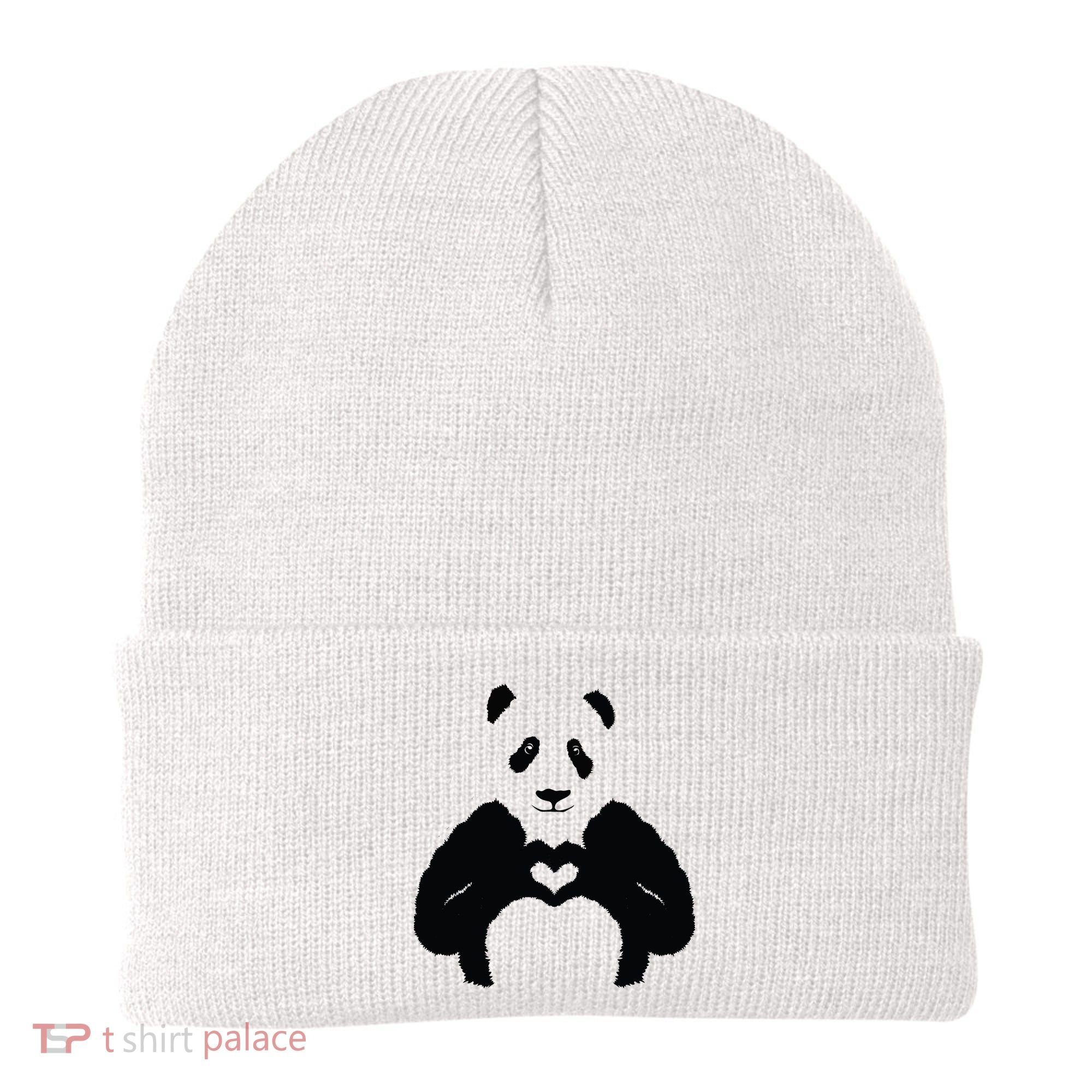 All You Need Is Love Panda Beanie