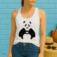 All You Need Is Love Panda Women's Tank Top thumb 2