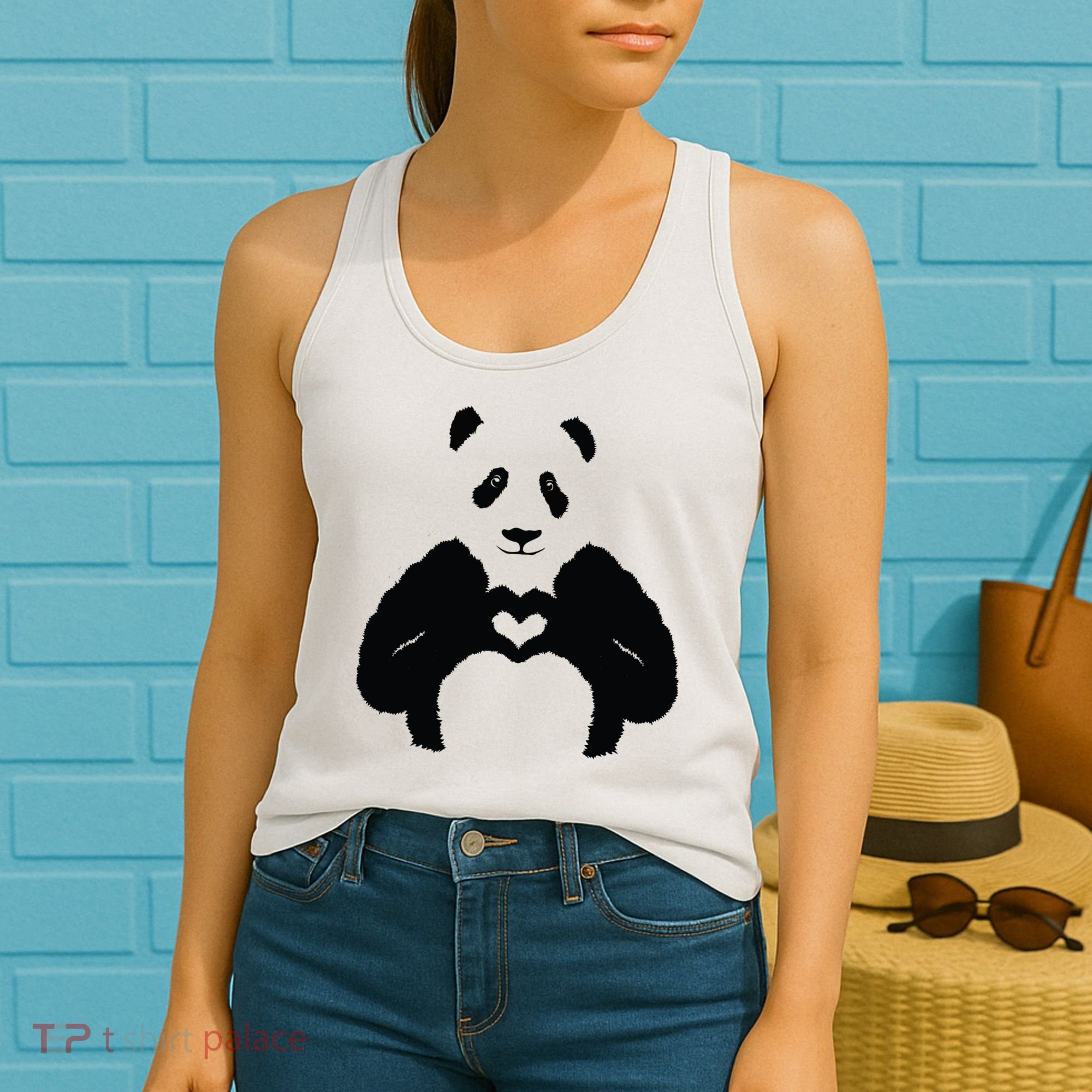 All You Need Is Love Panda Women's Tank Top