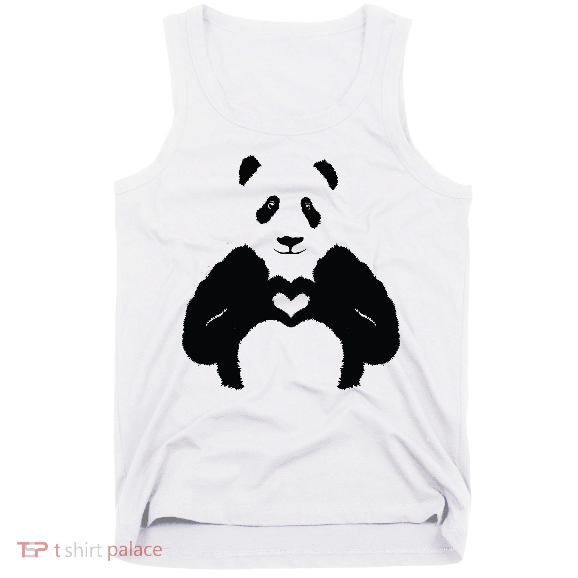 All You Need Is Love Panda Tank Top