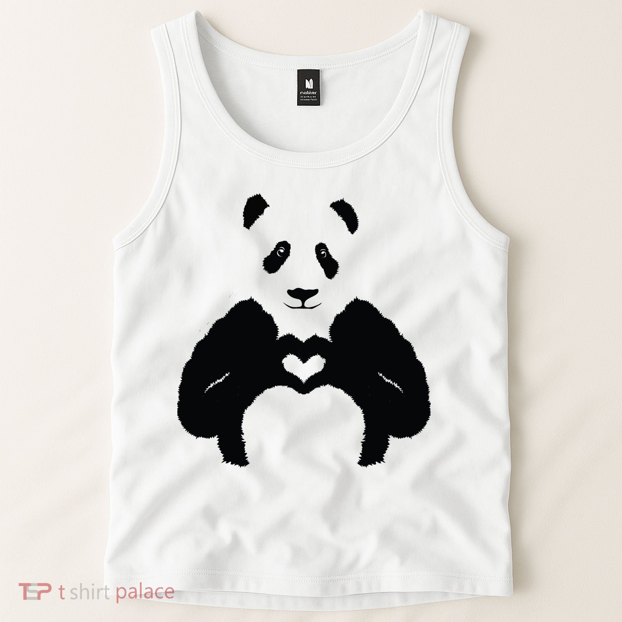 All You Need Is Love Panda Tank Top