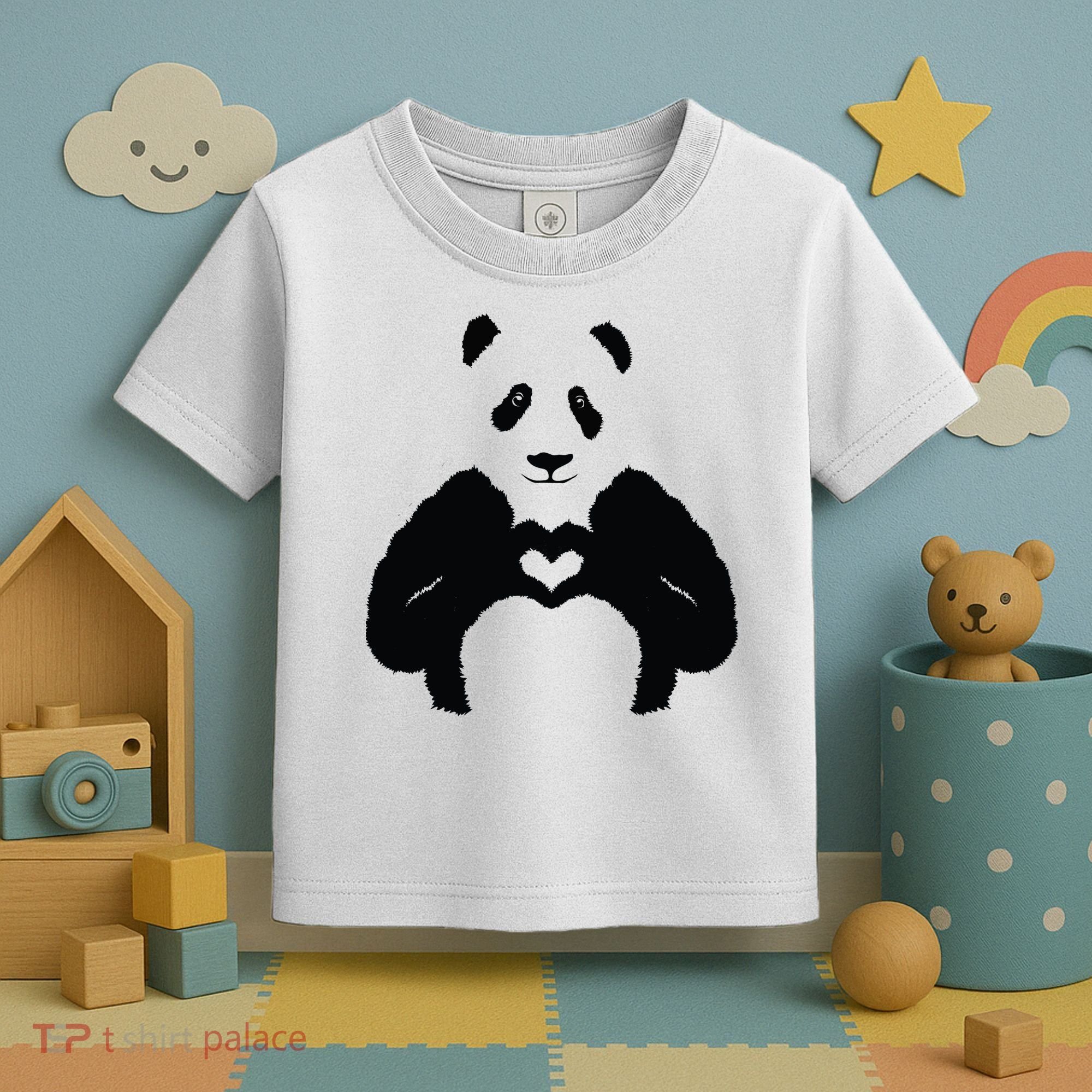 All You Need Is Love Panda Toddler T-Shirt