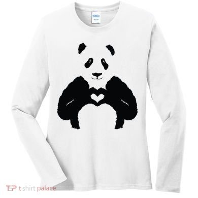 All You Need Is Love Panda Women's Long Sleeve Shirt