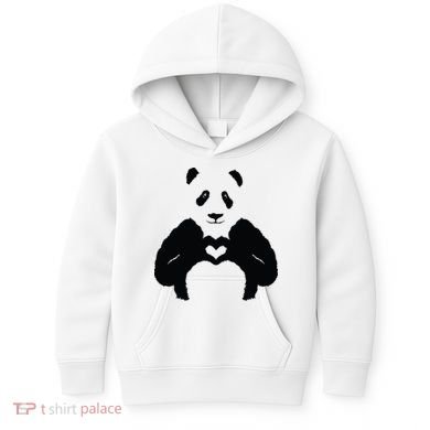 All You Need Is Love Panda Kids Hoodie