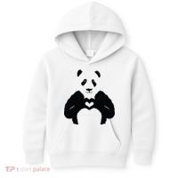 All You Need Is Love Panda Kids Hoodie thumb 0