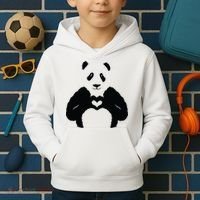 All You Need Is Love Panda Kids Hoodie thumb 2