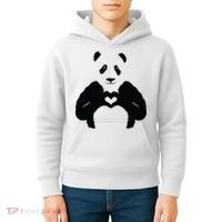 All You Need Is Love Panda Kids Hoodie thumb 4