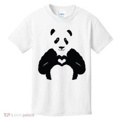 All You Need Is Love Panda Kids T-Shirt