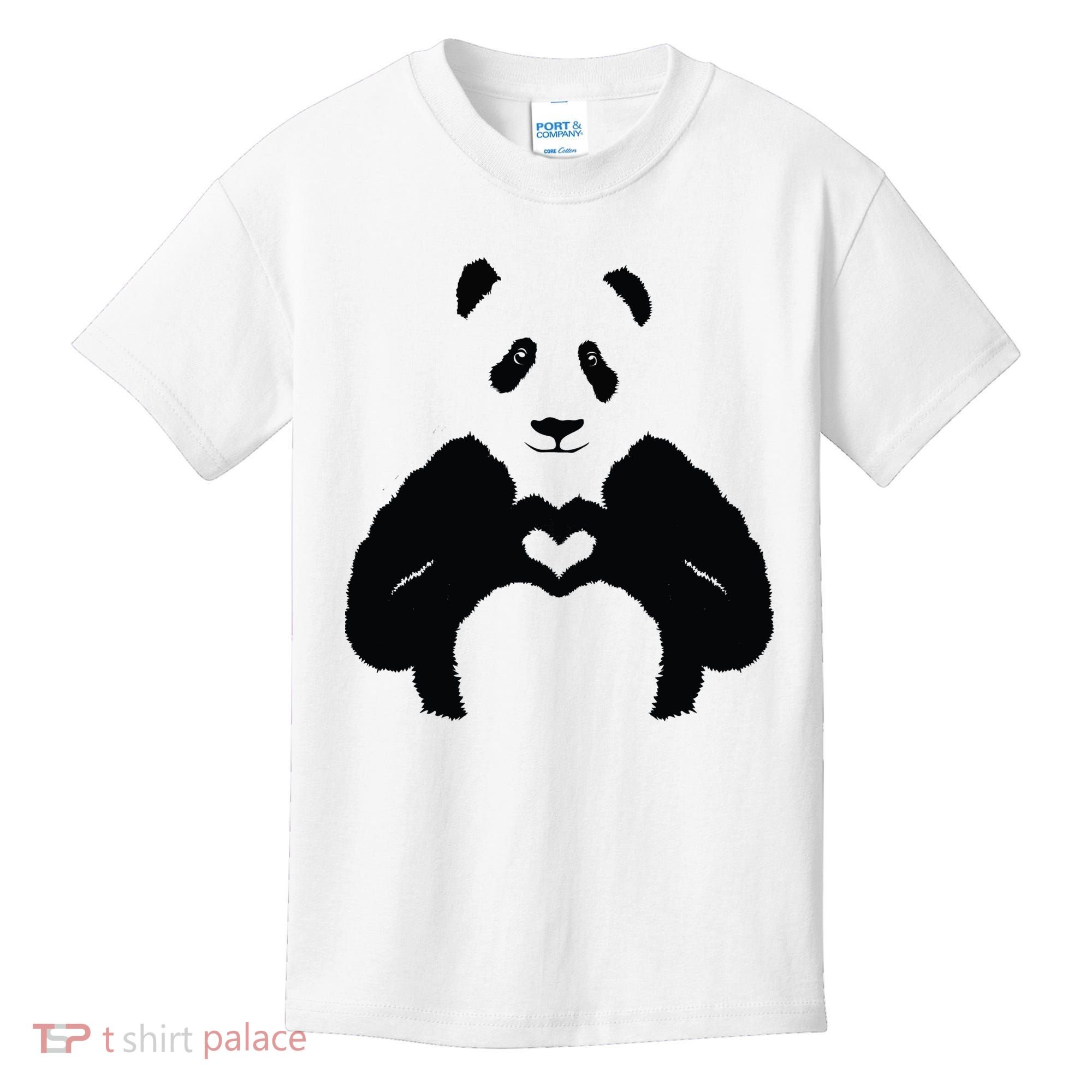 All You Need Is Love Panda Kids T-Shirt