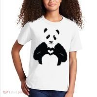 All You Need Is Love Panda Kids T-Shirt thumb 2