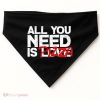 All You Need Is Pizza USA-Made Doggie Bandana thumb 0