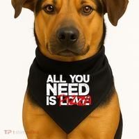 All You Need Is Pizza USA-Made Doggie Bandana thumb 1