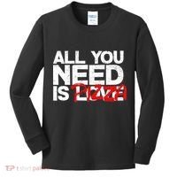 All You Need Is Pizza Kids Long Sleeve Shirt thumb 0