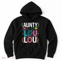 Aunty Lou Lou Best Auntie Ever Mothers Day Hoodie thumb 0