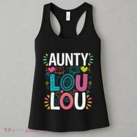 Aunty Lou Lou Best Auntie Ever Mothers Day Women's Tank Top thumb 3