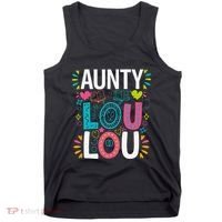 Aunty Lou Lou Best Auntie Ever Mothers Day Tank Top thumb 0