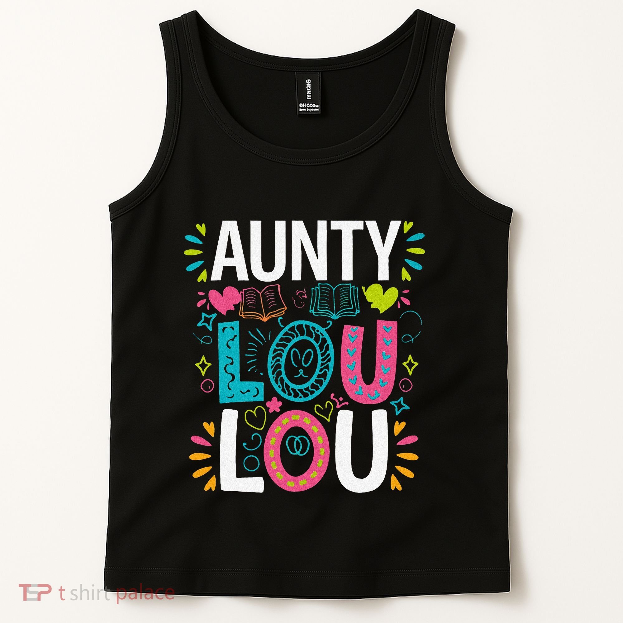 Aunty Lou Lou Best Auntie Ever Mothers Day Tank Top