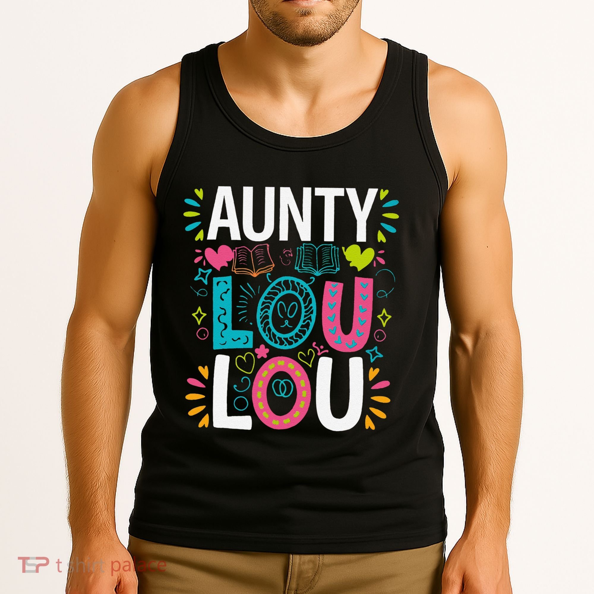 Aunty Lou Lou Best Auntie Ever Mothers Day Tank Top