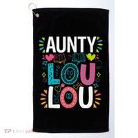 Aunty Lou Lou Best Auntie Ever Mothers Day Golf Towel thumb 0