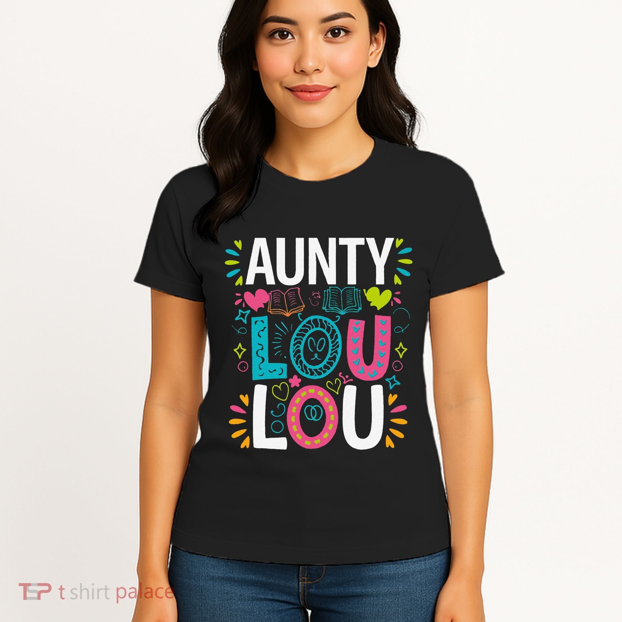 Aunty Lou Lou Best Auntie Ever Mothers Day Women's T-Shirt
