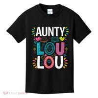 Aunty Lou Lou Best Auntie Ever Mothers Day Kids T-Shirt thumb 0