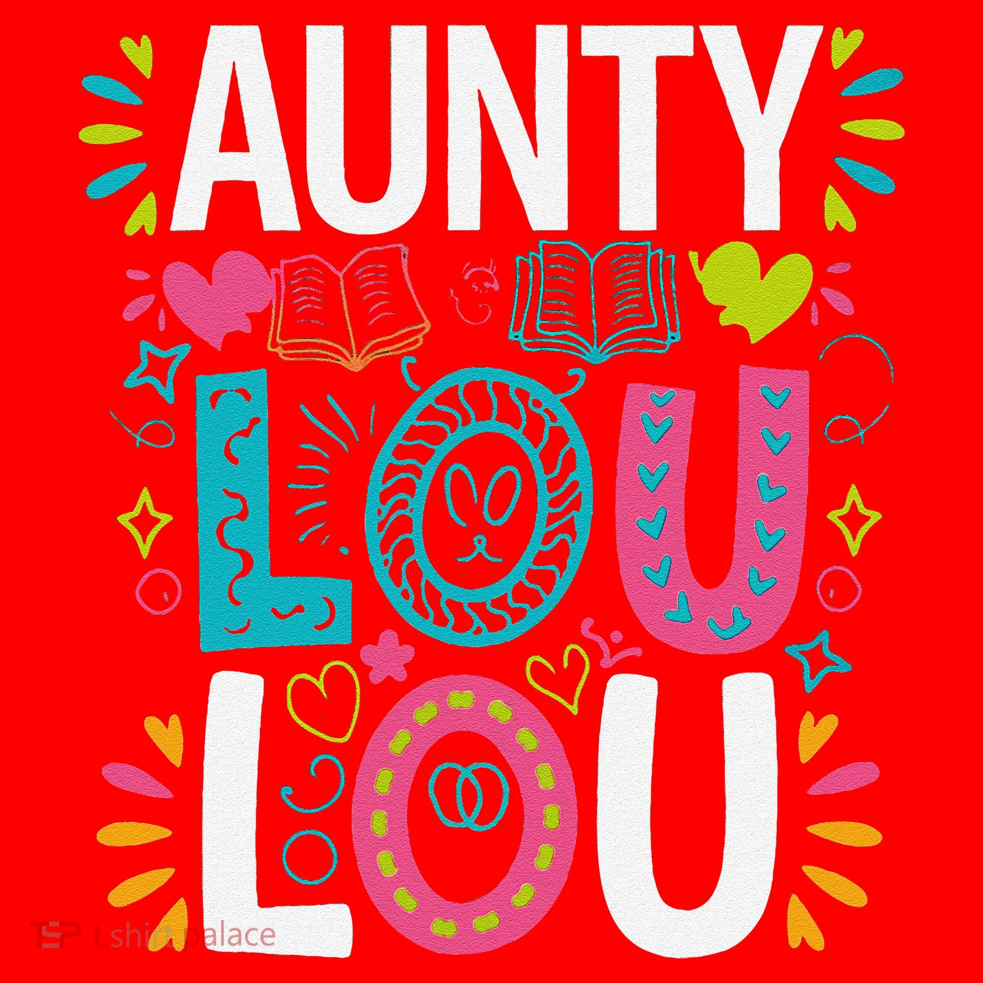 Aunty Lou Lou Best Auntie Ever Mothers Day Santa Hat