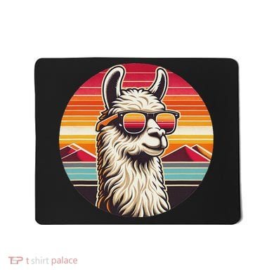 Alpaca Lover Llama Vintage Design With Camel Cute Animal Mousepad