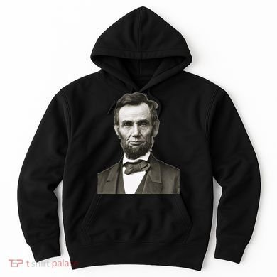 Abraham Lincoln Large Portrait Picture Hoodie