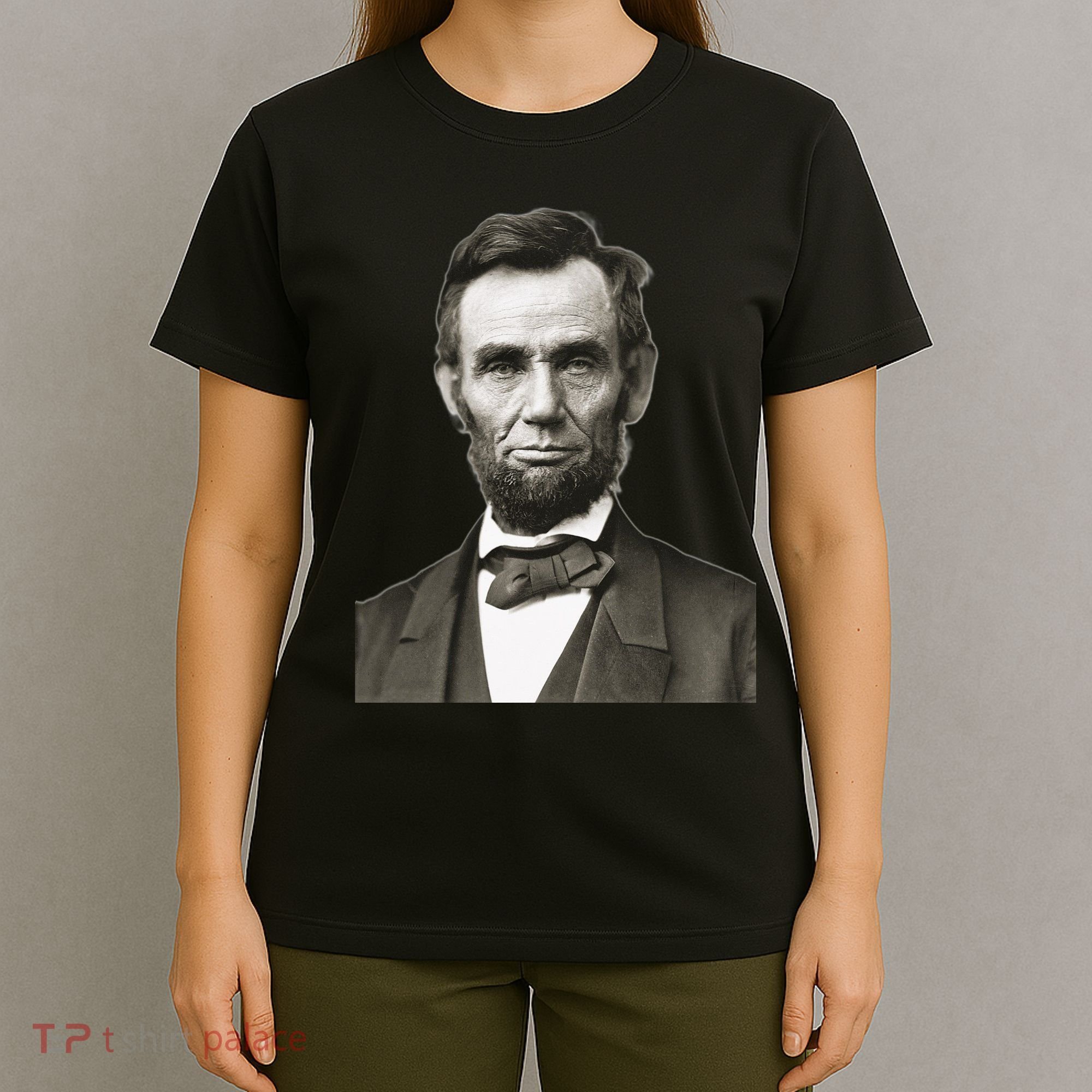 Abraham Lincoln Large Portrait Picture T-Shirt