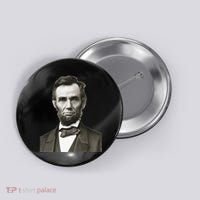Abraham Lincoln Large Portrait Picture Button thumb 0