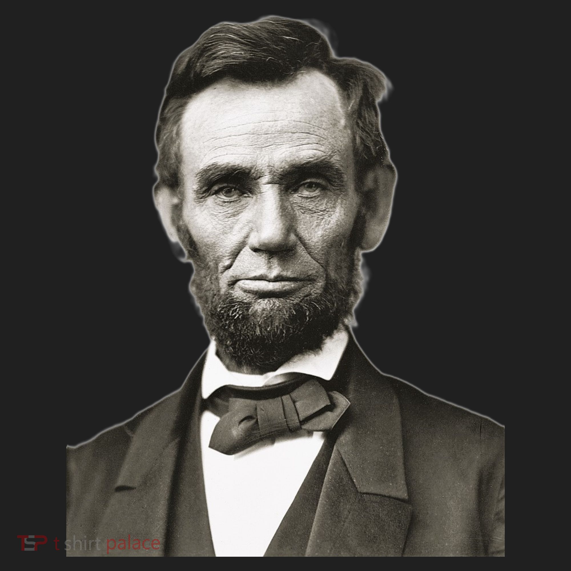 Abraham Lincoln Large Portrait Picture Beanie