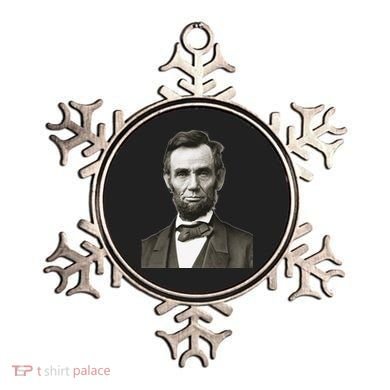 Abraham Lincoln Large Portrait Picture Ornament
