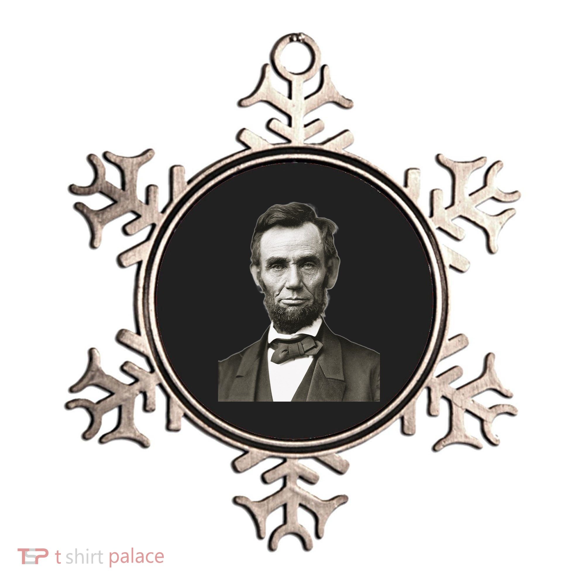 Abraham Lincoln Large Portrait Picture Ornament