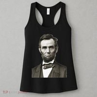 Abraham Lincoln Large Portrait Picture Women's Tank Top thumb 3