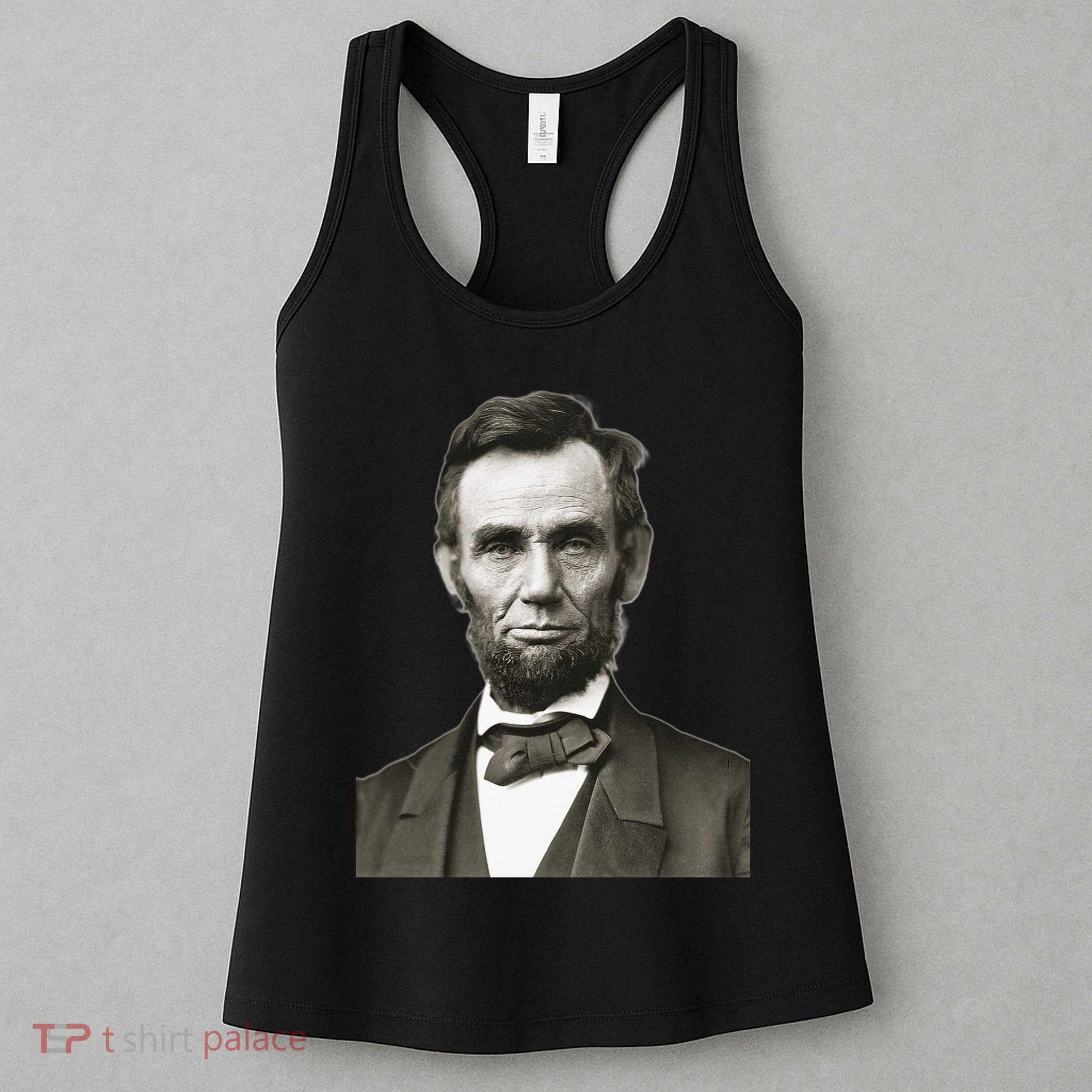 Abraham Lincoln Large Portrait Picture Women's Tank Top
