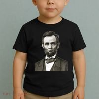 Abraham Lincoln Large Portrait Picture Toddler T-Shirt thumb 2